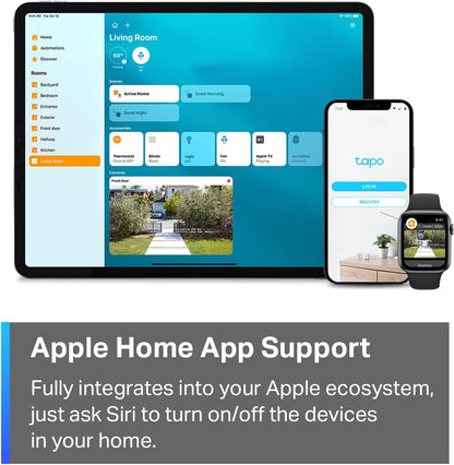 Smart Plug Mini (3-Pack) - Matter Supported, 15A/1800W, Easy Setup, Works with Apple Home, Alexa & Google Home, UL Certified, Compact Design, White