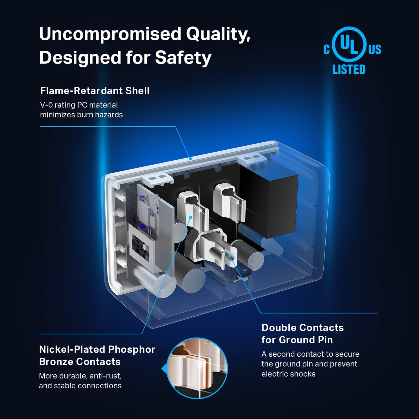 Ultra Mini 15A Smart Home Wi-Fi Outlet, Compatible with Alexa, Google Home & IFTTT, No Hub Required, UL Certified, 2.4G Wi-Fi Only, Pack of 2, White