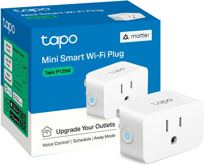 Smart Plug Mini (3-Pack) - Matter Supported, 15A/1800W, Easy Setup, Works with Apple Home, Alexa & Google Home, UL Certified, Compact Design, White