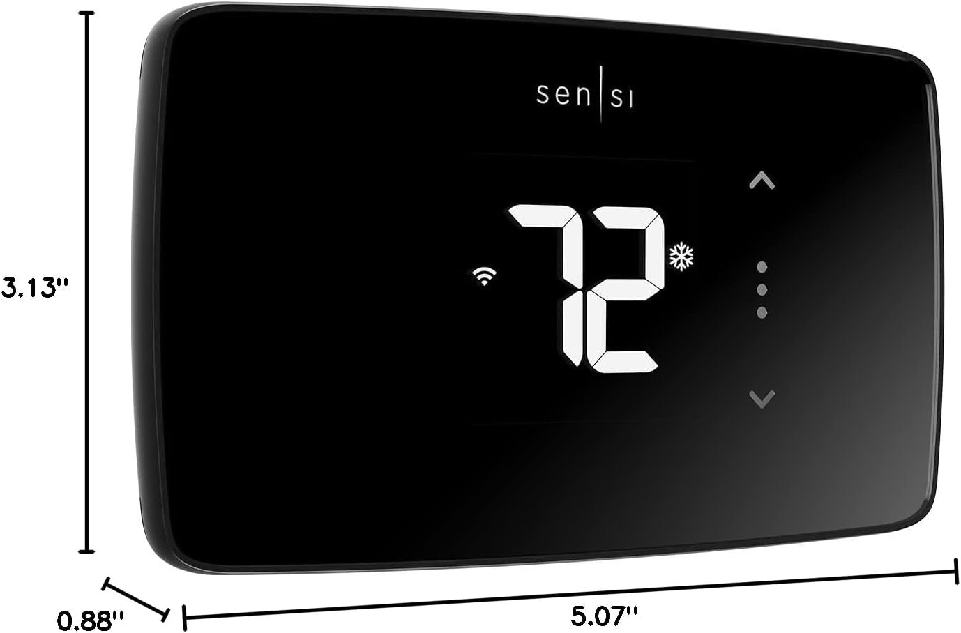 Sensi Lite Smart Thermostat - Programmable Wi-Fi Control, Data Privacy Features, Alexa Compatible, Energy Star Certified, Easy DIY Installation, Compatible with Most Systems (C-Wire Not Required for Heat/Cool Only and Heat Pump Systems)