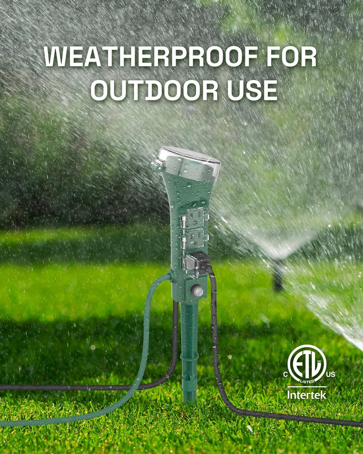 Ultimate Outdoor Smart Plug - Waterproof WiFi Outlet Timer with 6 Grounded Outlets, Remote & Voice Control, Compatible with Alexa & Google Assistant, No Hub Needed