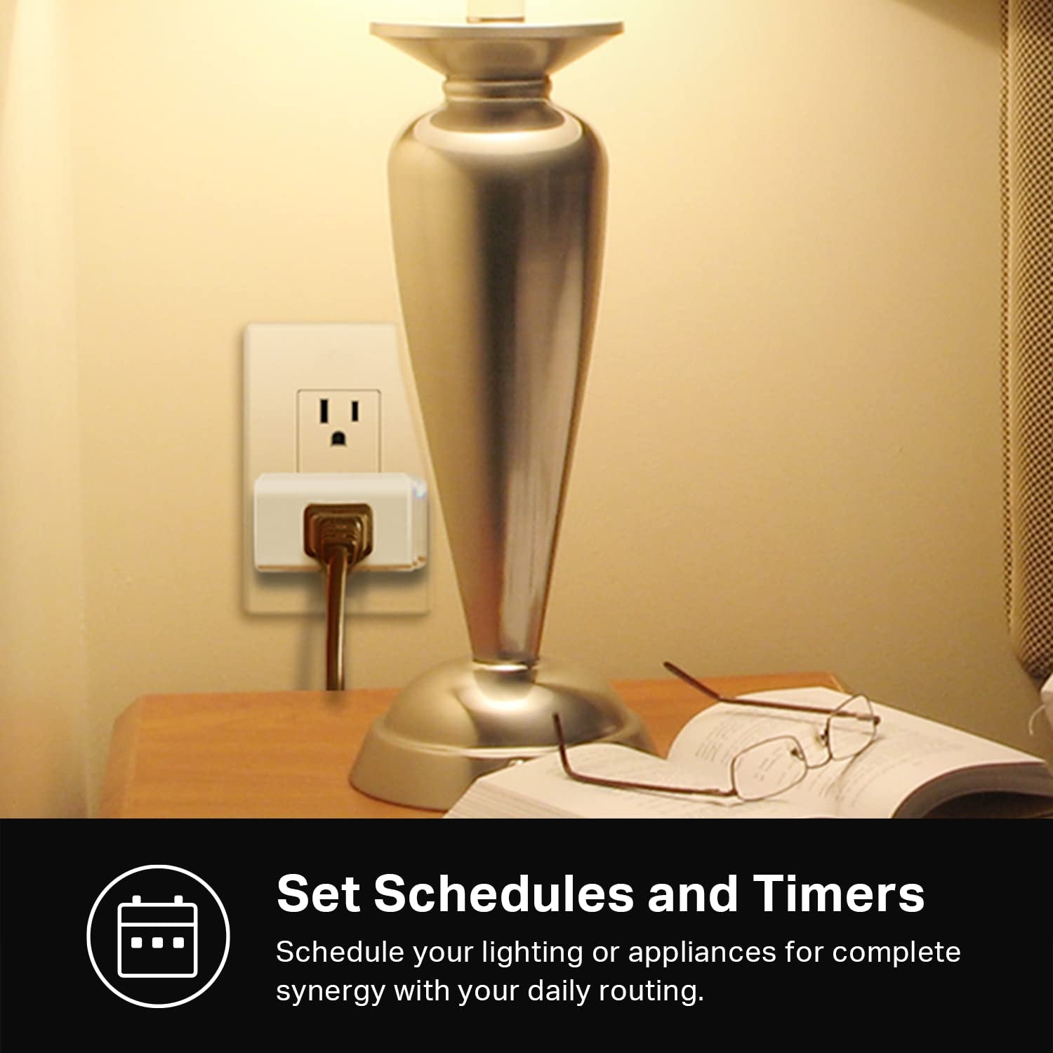 Mini Smart Plug (15A) - Apple HomeKit Compatible, Works with Siri, Alexa & Google Home, UL Certified, App Control, Scheduling & Timer, 2.4G WiFi Only, Pack of 4, White