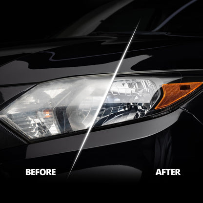 Revive Your Headlights with the ® Ceramic Headlight Restoration Kit – Lasts for Life, No Power Tools Needed, 10 Wipe Kit for Like-New Clarity!