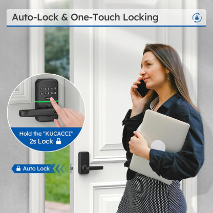 Revolutionary Smart Door Lock with Keypad - Keyless Entry Digital Knob for Effortless Security and Easy Installation