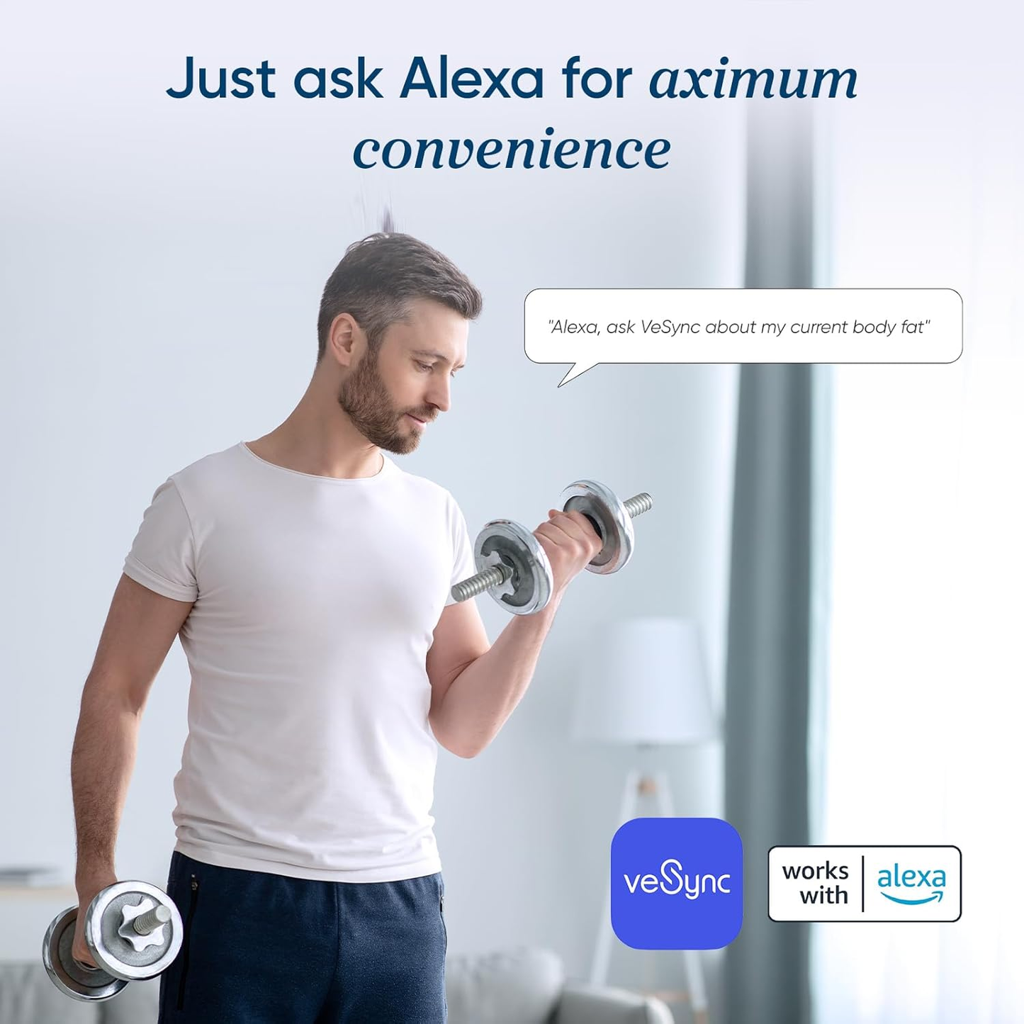 Digital Smart Body Weight Scale with BMI, Body Fat, and Muscle Mass Measurement - Bluetooth Sync for Enhanced Home Health Monitoring