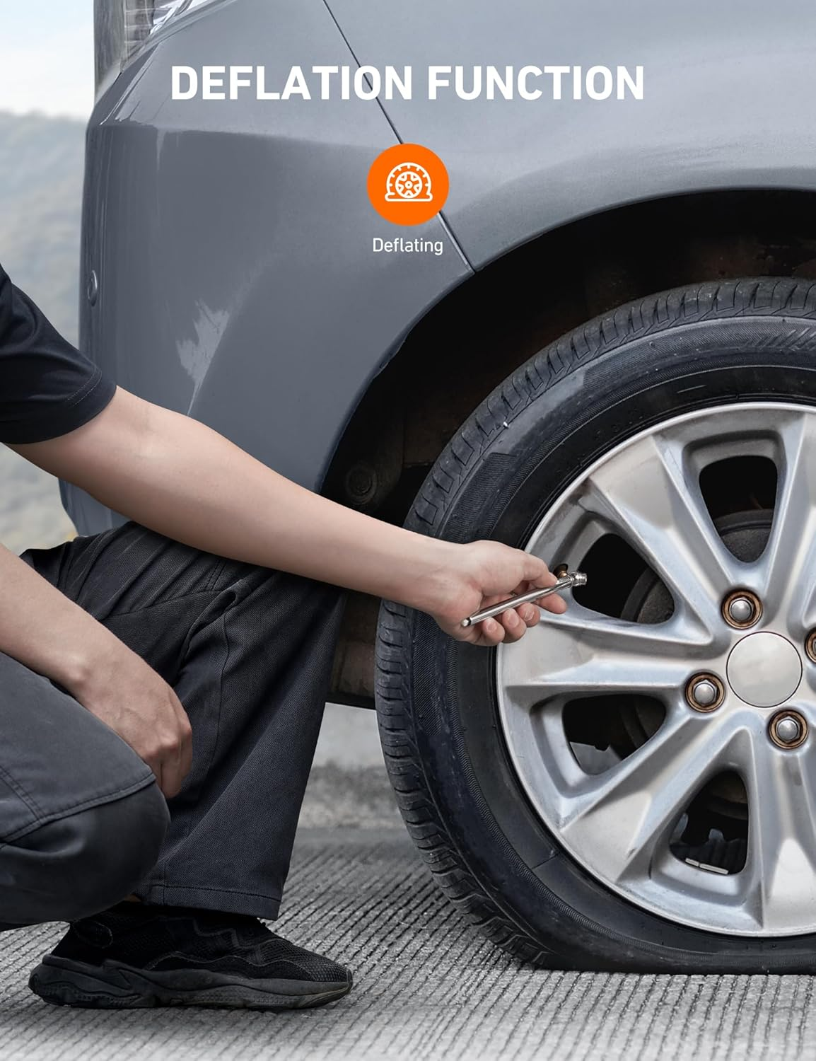 Precision Pencil Tire Pressure Gauge 2 Pack - 10-75 PSI, Durable Stainless Steel & Metal Nozzle, Perfect for Cars, Bikes, and More!