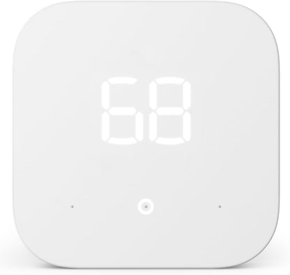 Smart Thermostat for Energy Efficiency - Compatible with Alexa and Ring - C-Wire Required