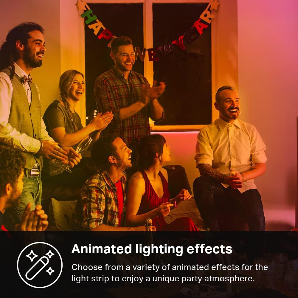 16.4Ft Smart LED Light Strip with WiFi Connectivity, Compatible with Alexa, Google Home, and SmartThings, 16 Million Colors, High Brightness, Adjustable Length, Up to 25,000 Hours (KL400L5)