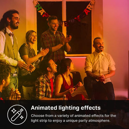 16.4Ft Smart LED Light Strip with WiFi Connectivity, Compatible with Alexa, Google Home, and SmartThings, 16 Million Colors, High Brightness, Adjustable Length, Up to 25,000 Hours (KL400L5)