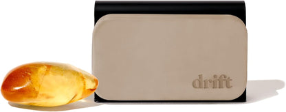 Long-Lasting Amber Scent Car Air Freshener - Essential Oils Odor Eliminator with Metal Clip - Clean Ingredients Starter Kit