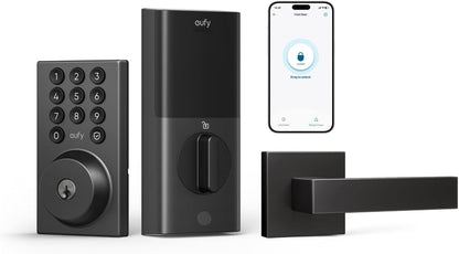 Smart Lock C30 - Keyless Entry Deadbolt with Built-In WiFi, Easy Installation & App Control, BHMA Grade 3 Security