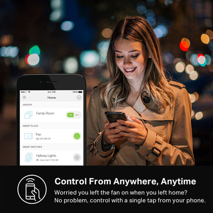 Mini Smart Plug (15A) - Apple HomeKit Compatible, Works with Siri, Alexa & Google Home, UL Certified, App Control, Scheduling & Timer, 2.4G WiFi Only, Pack of 4, White