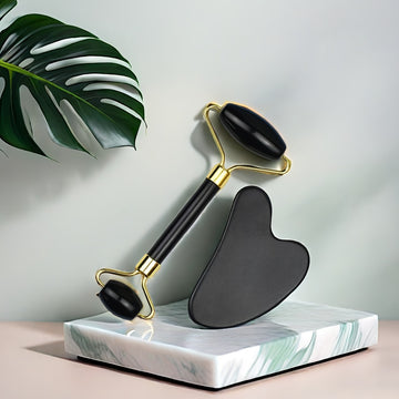 Jade Roller & Gua Sha – Soothing Facial Massager