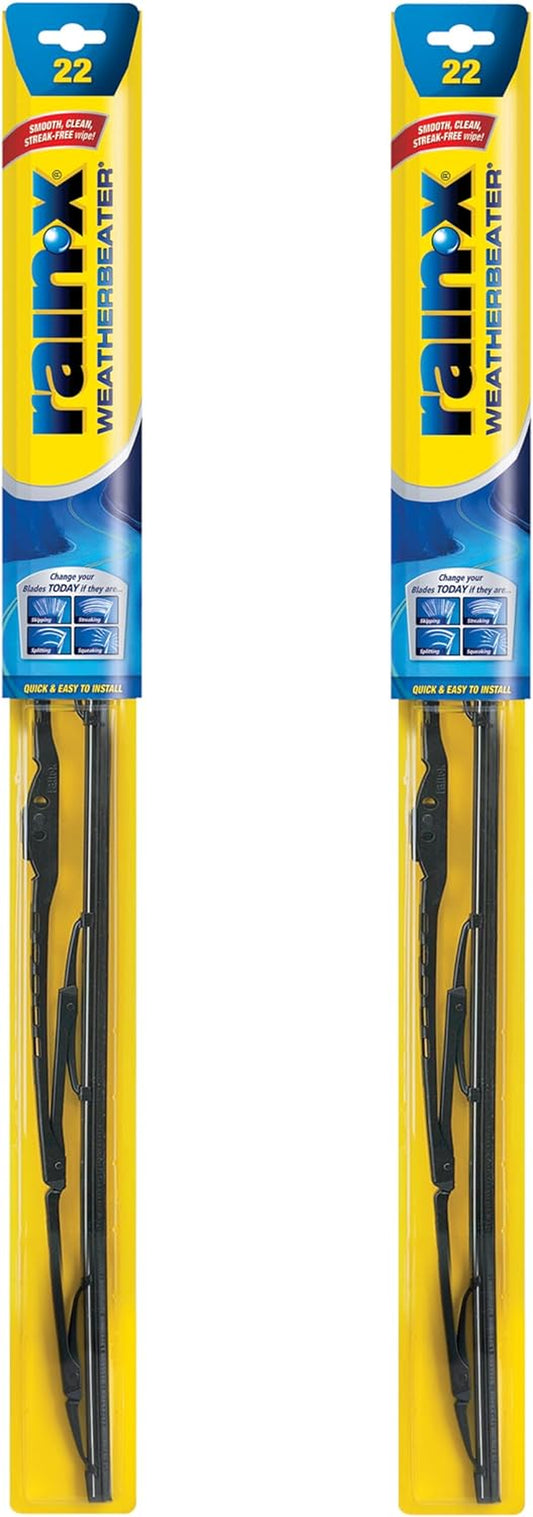Premium 22" Weatherbeater Windshield Wiper Blades - Pack of 2, Superior OEM Quality & Durability