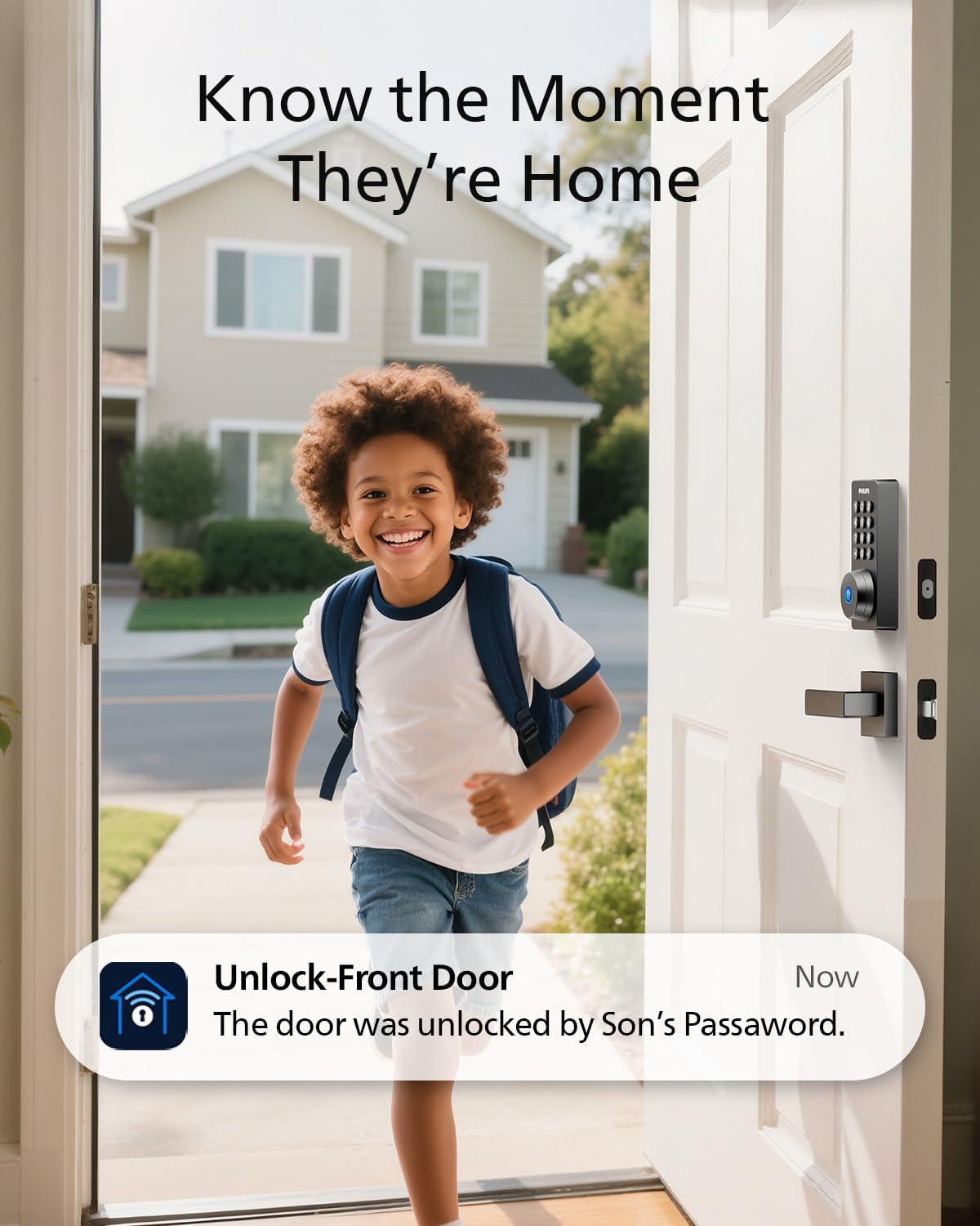 Wi-Fi Enabled Smart Deadbolt Lock with Keyless Entry, Compatible with Alexa and Google Assistant, Remote Access, Built-In Wi-Fi, App Control, Fingerprint and Passcode Unlock, Auto Lock Feature