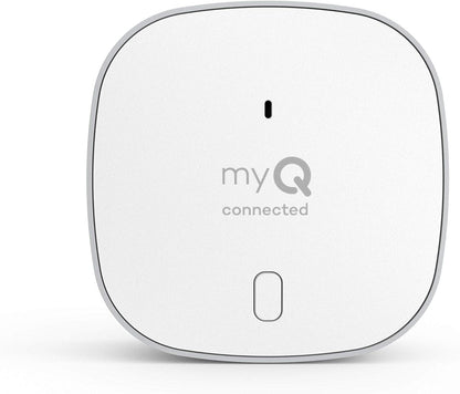Smart Garage Control System - Wireless Hub and Sensor with Wi-Fi and Bluetooth Connectivity - Smartphone Operated, Model Myq-G0401-Es, White