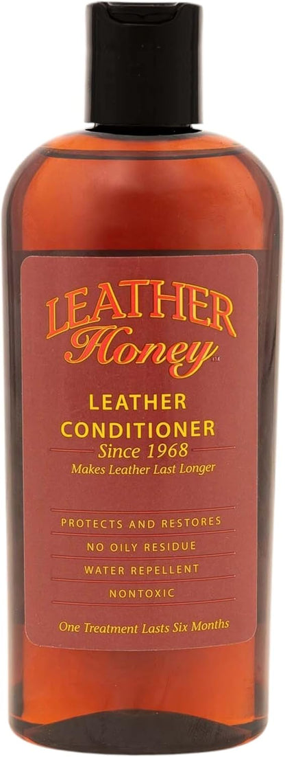 Premium Leather Conditioner - Non-Toxic, Made in the USA - Perfect for Auto, Furniture, Shoes, Purses & Tack - 8 Fl Oz