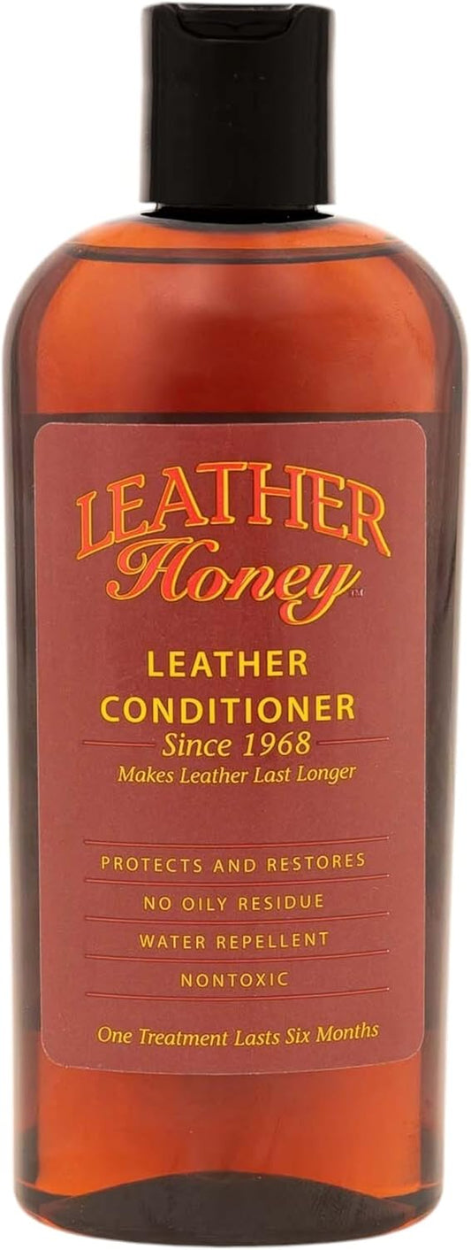 Premium Leather Conditioner - Non-Toxic, Made in the USA - Perfect for Auto, Furniture, Shoes, Purses & Tack - 8 Fl Oz