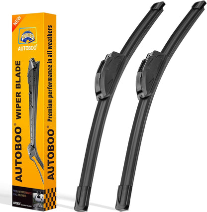 Premium All-Season 26" & 18" Windshield Wiper Blades - Quiet, Durable, OEM Quality (Pack of 2)