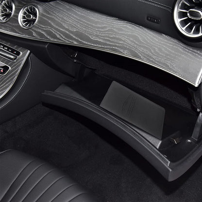 Premium Magnetic Car Registration & Insurance Card Holder - Stylish Glove Box Organizer for Documents, Cards, and License (Black)