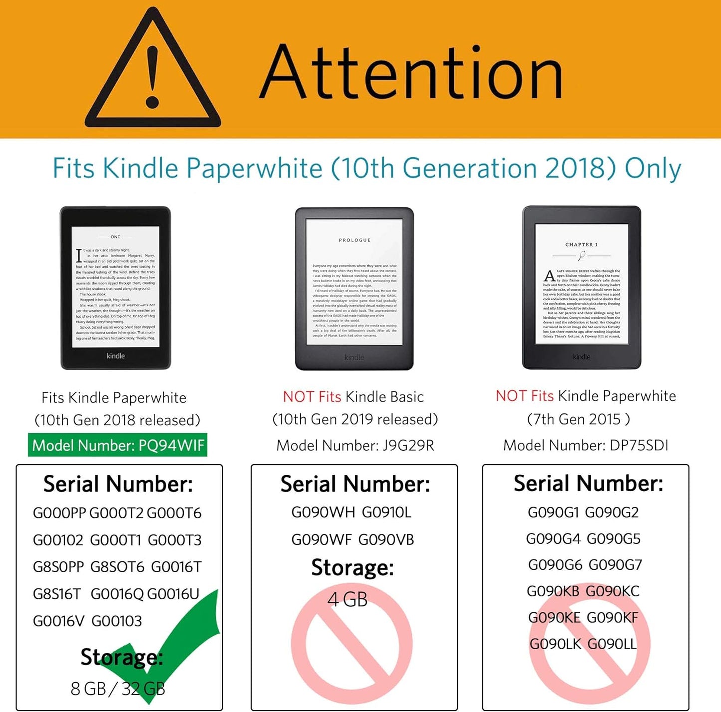 Kindle Paperwhite Case - Premium PU Leather Cover with Auto Sleep/Wake Feature for Signature Edition and 11th Generation (2021)