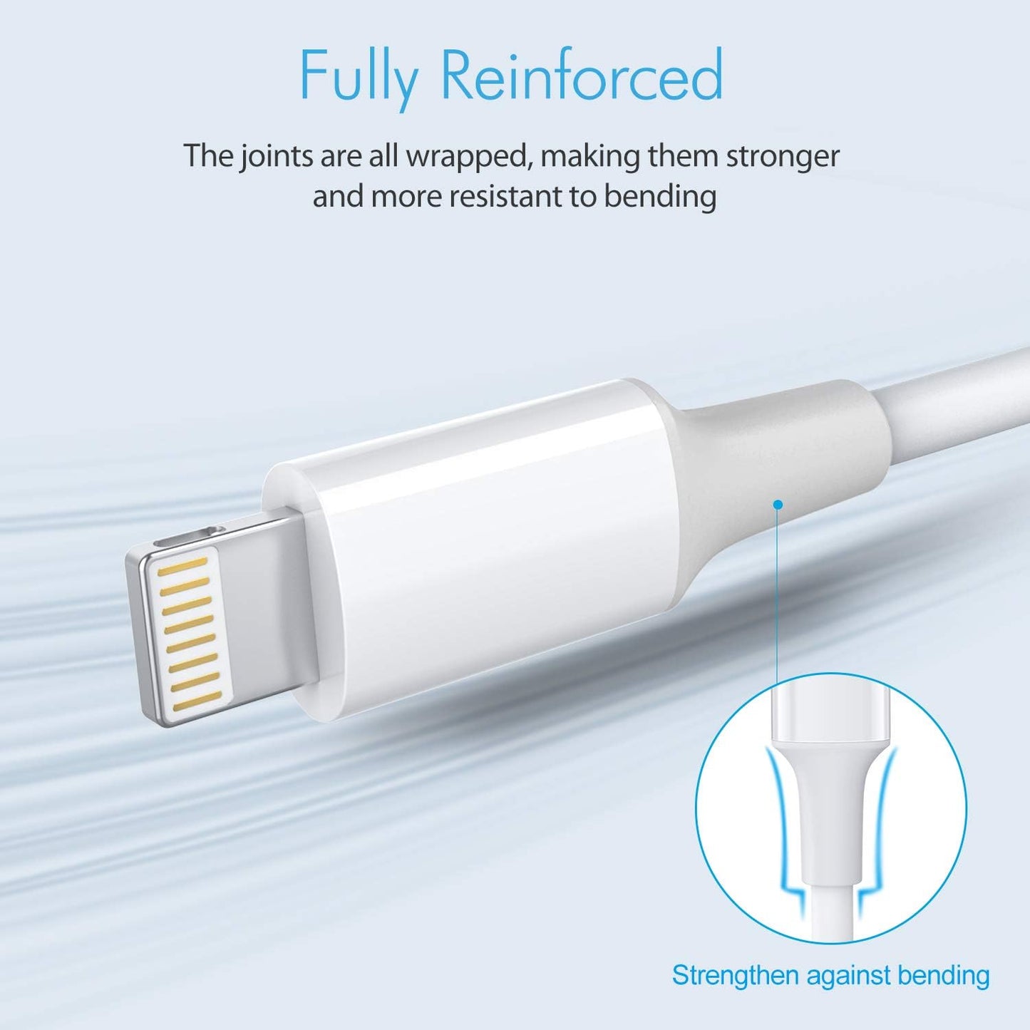 USB-C to Lightning Cable (Apple MFi Certified) - Fast Charging 20W, 2-Pack, 3FT - Compatible with iPhone 13/13 Pro Max/13 Mini/12/12 Mini/12 Pro Max, iPhone 11/11 Pro/11 Pro Max/XS Max