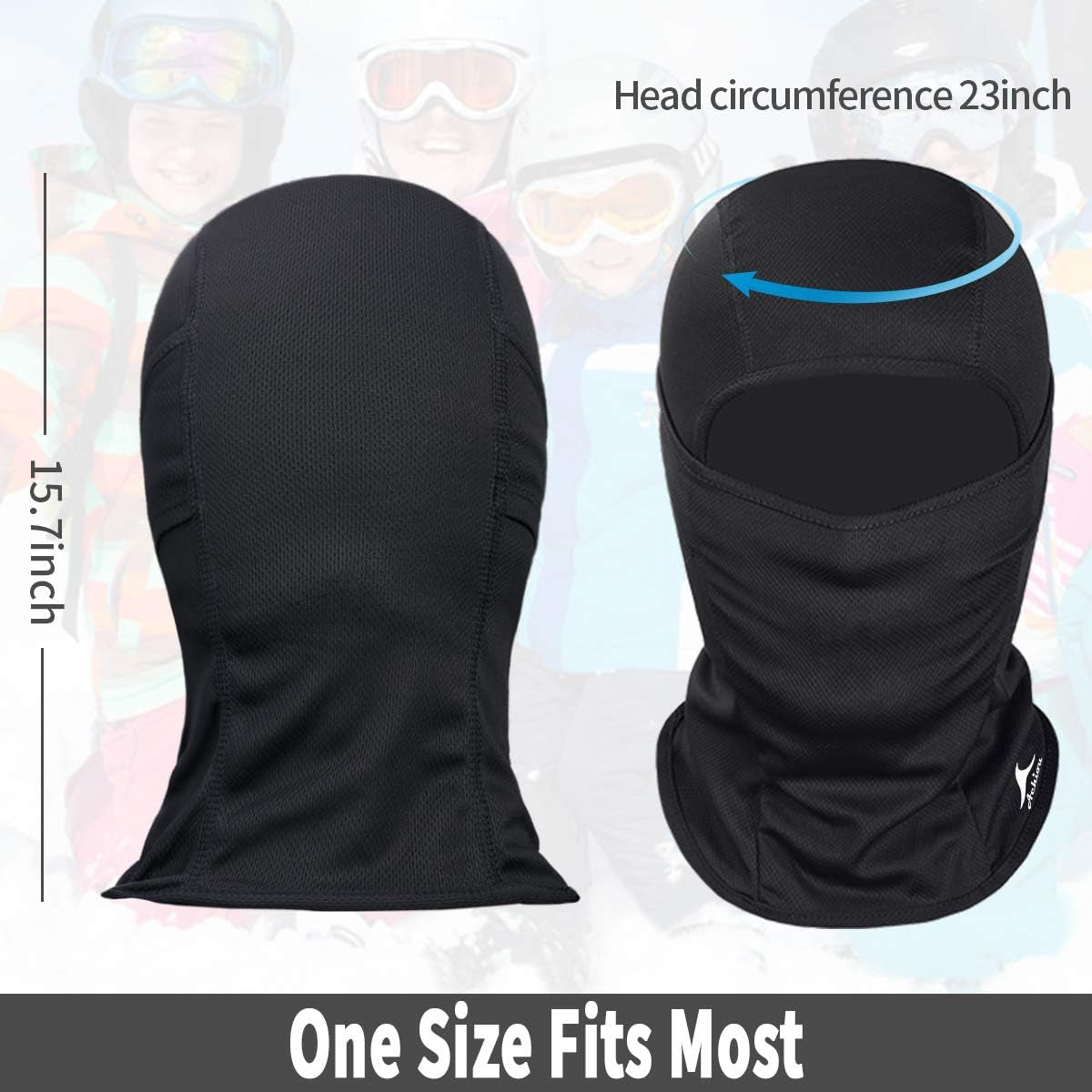 Ultimate Ski Mask for Men & Women - Lightweight Balaclava Face Cover & UV Protector for Motorcycle & Snowboard Adventures