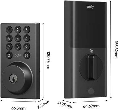 Smart Lock C30 - Keyless Entry Deadbolt with Built-In WiFi, Easy Installation & App Control, BHMA Grade 3 Security