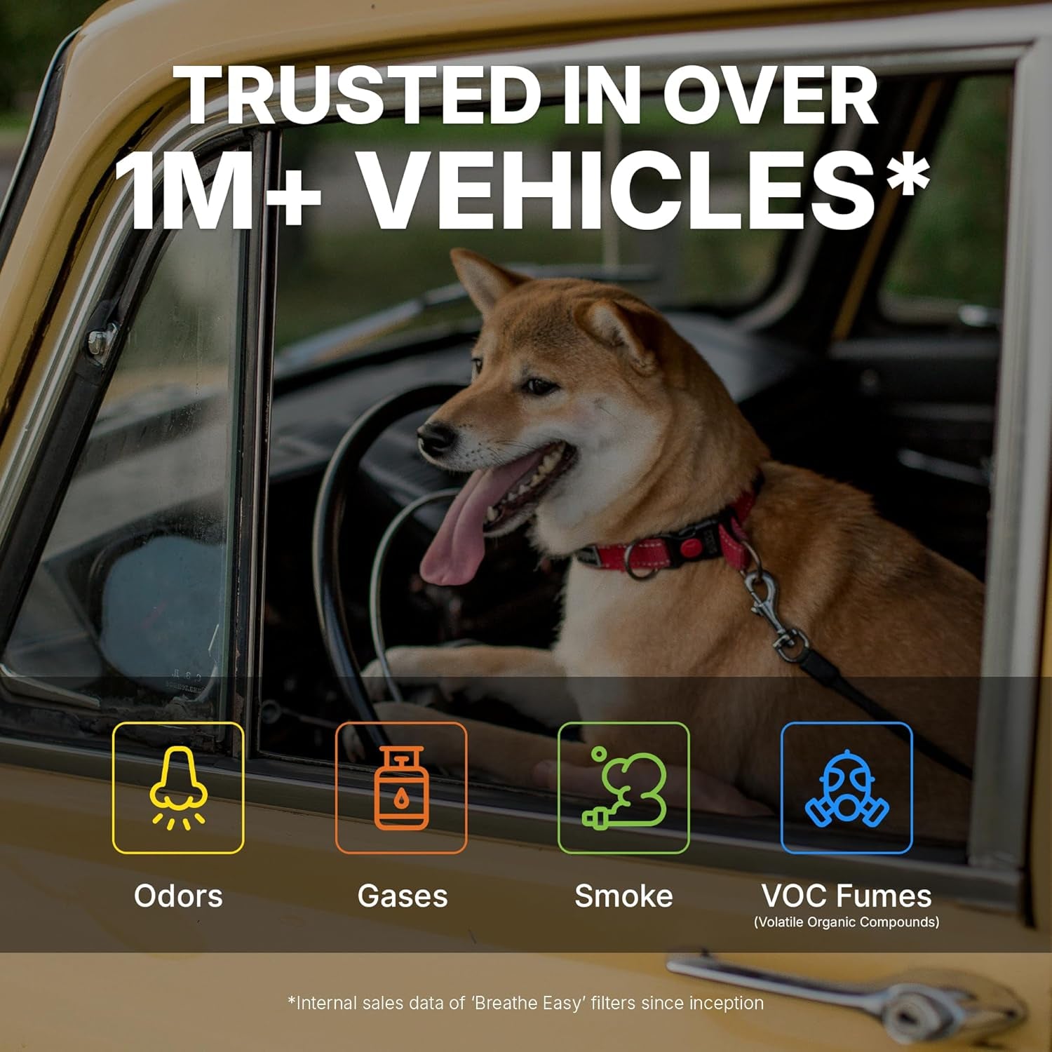 Odor Defense Breathe Easy Cabin Filter for Acura/Honda (2009-2025) - OEM Fit, 25% Longer Lasting with Activated Carbon (BE-182)