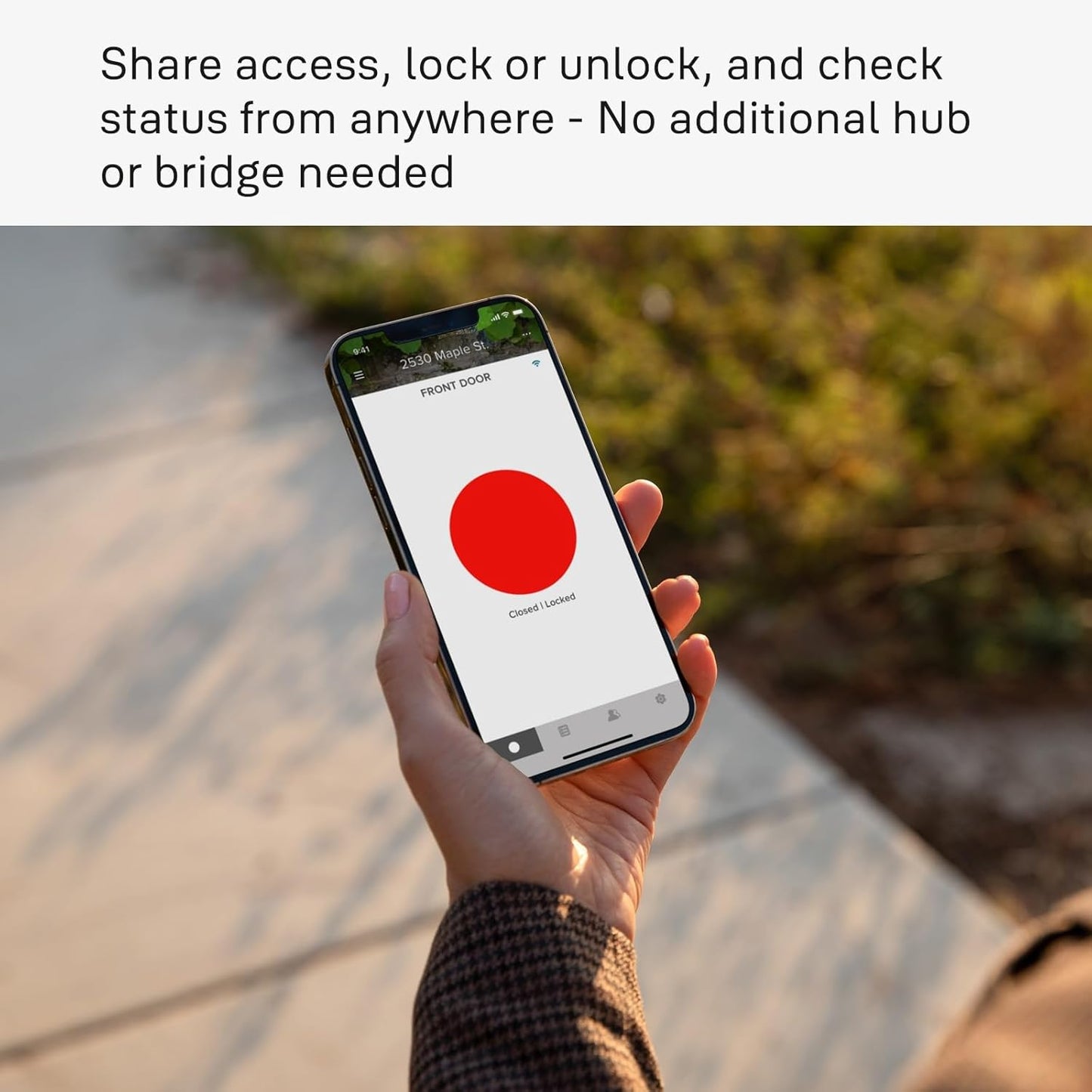 Assure Lock 2 Wi-Fi Smart Lock - Keyless Entry with Keypad, App Control & Backup Key - Secure Deadbolt for Front Door, Black