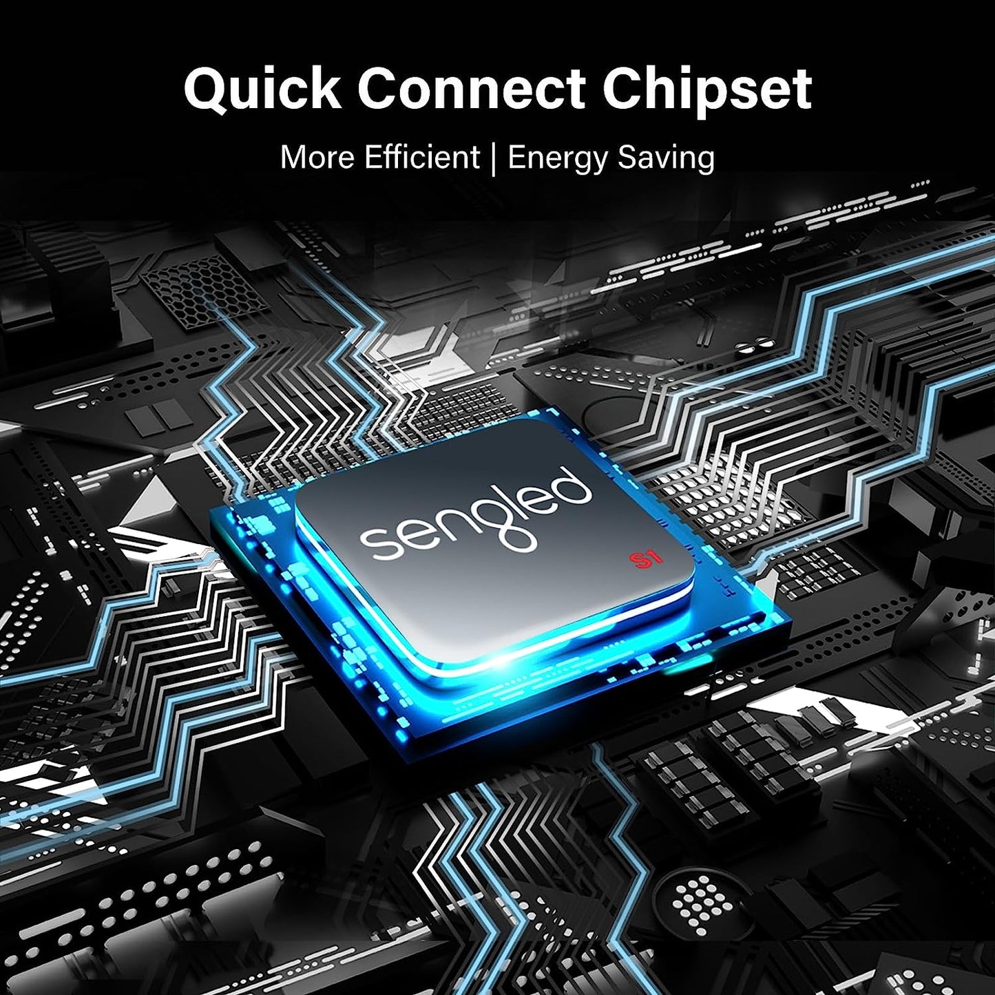 Alexa-Compatible Smart Light Bulb, S1 Auto Pairing, Warm White, Bluetooth Mesh Technology, E26 Base, 60W Equivalent, 800 Lumens, Single Pack