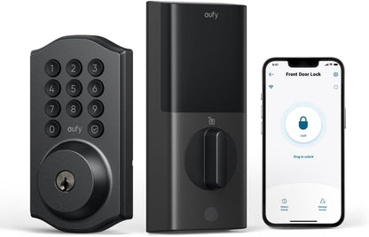 Smart Lock C30 - Keyless Entry Deadbolt with Built-In WiFi, Easy Installation & App Control, BHMA Grade 3 Security