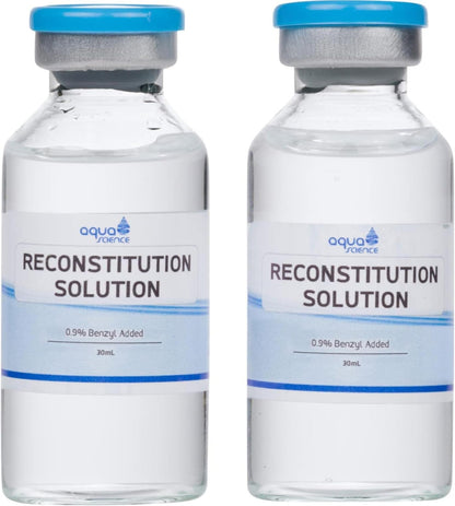 Ultra Clean Reconstitution Solution 2-Pack - 30ml Premium Glass Vials | Made in USA