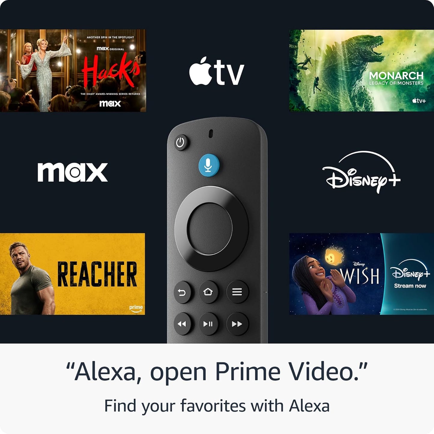 Fire TV Stick HD (Latest Model) with Free Live TV, Alexa Voice Remote, Smart Home Integration, and HD Streaming