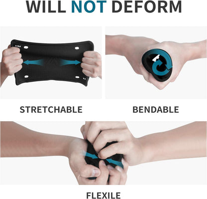 Premium Black Silicone License Plate Frames - 2 Pack, Universal Rust-Proof & Weather-Resistant Car Accessories